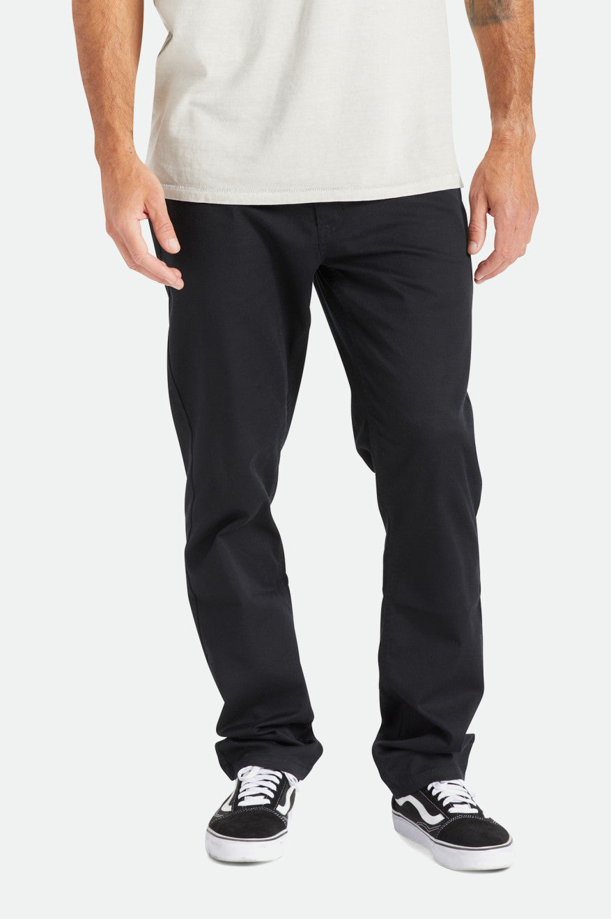 Brixton Choice Chino Regular Pantolon Erkek Siyah | 963NXHMGS