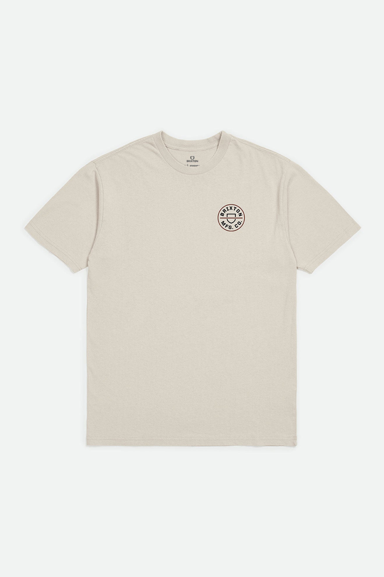 Brixton Crest II S/S Standard Üstler Erkek Krema | 746NGPATQ