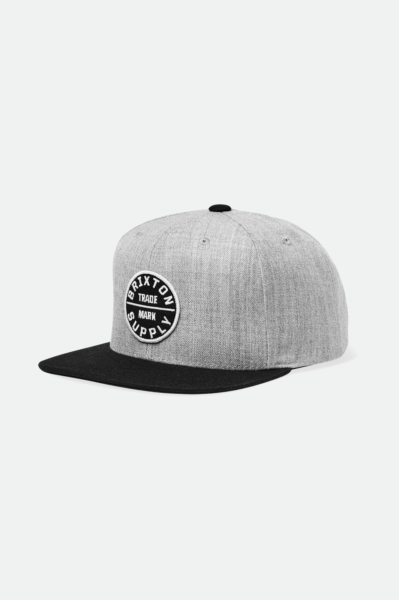 Brixton Oath III Cap Şapka Erkek Açık Gri Siyah | 953SGTKXU