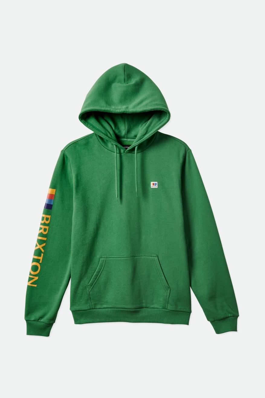 Brixton Alton Kapüşonlu Sweatshirt Erkek Yeşil | 913XRSFOT