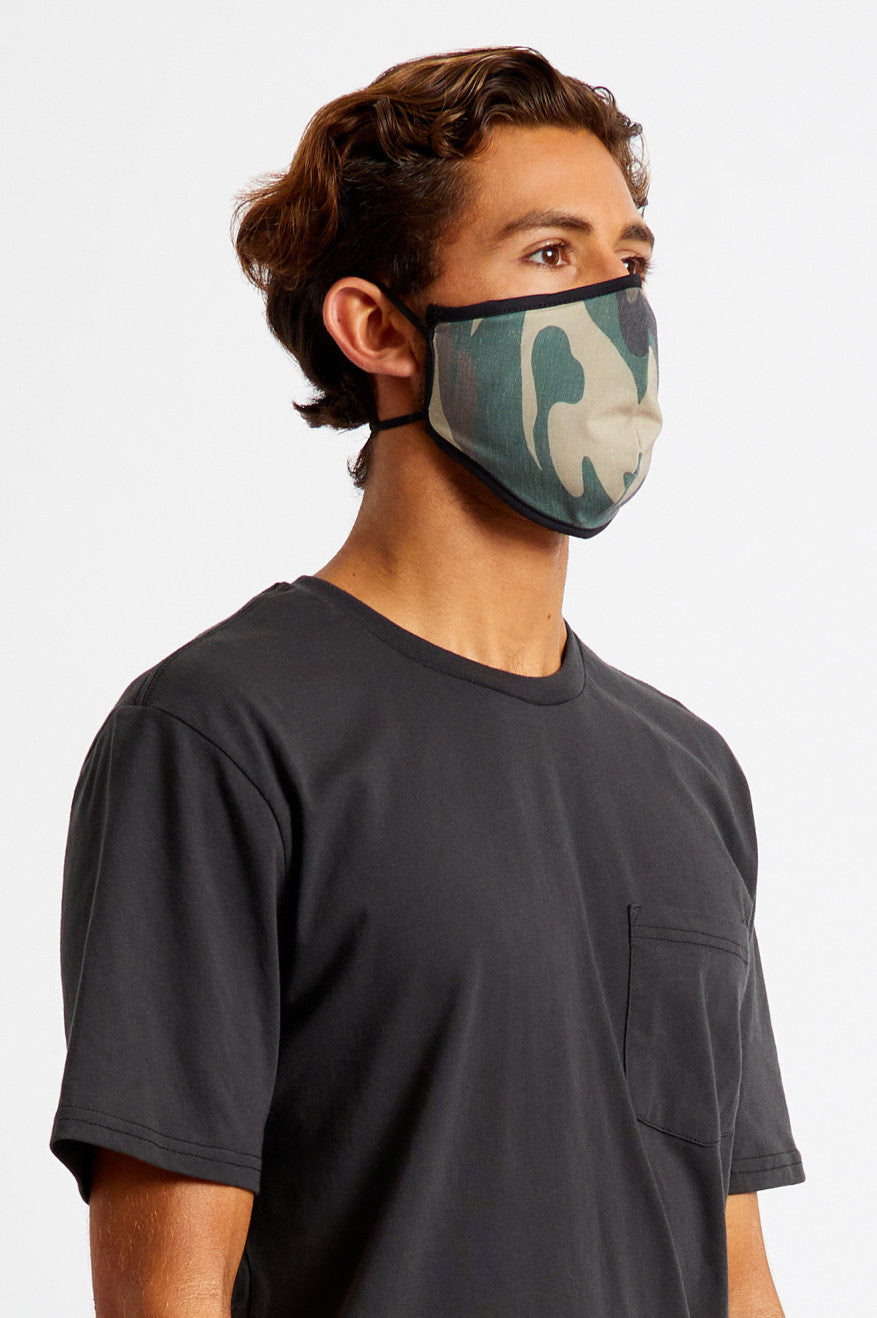 Brixton Antimicrobial 4-Way Stretch Yüz Maskesi Unisex Camo | 930TKQOEJ