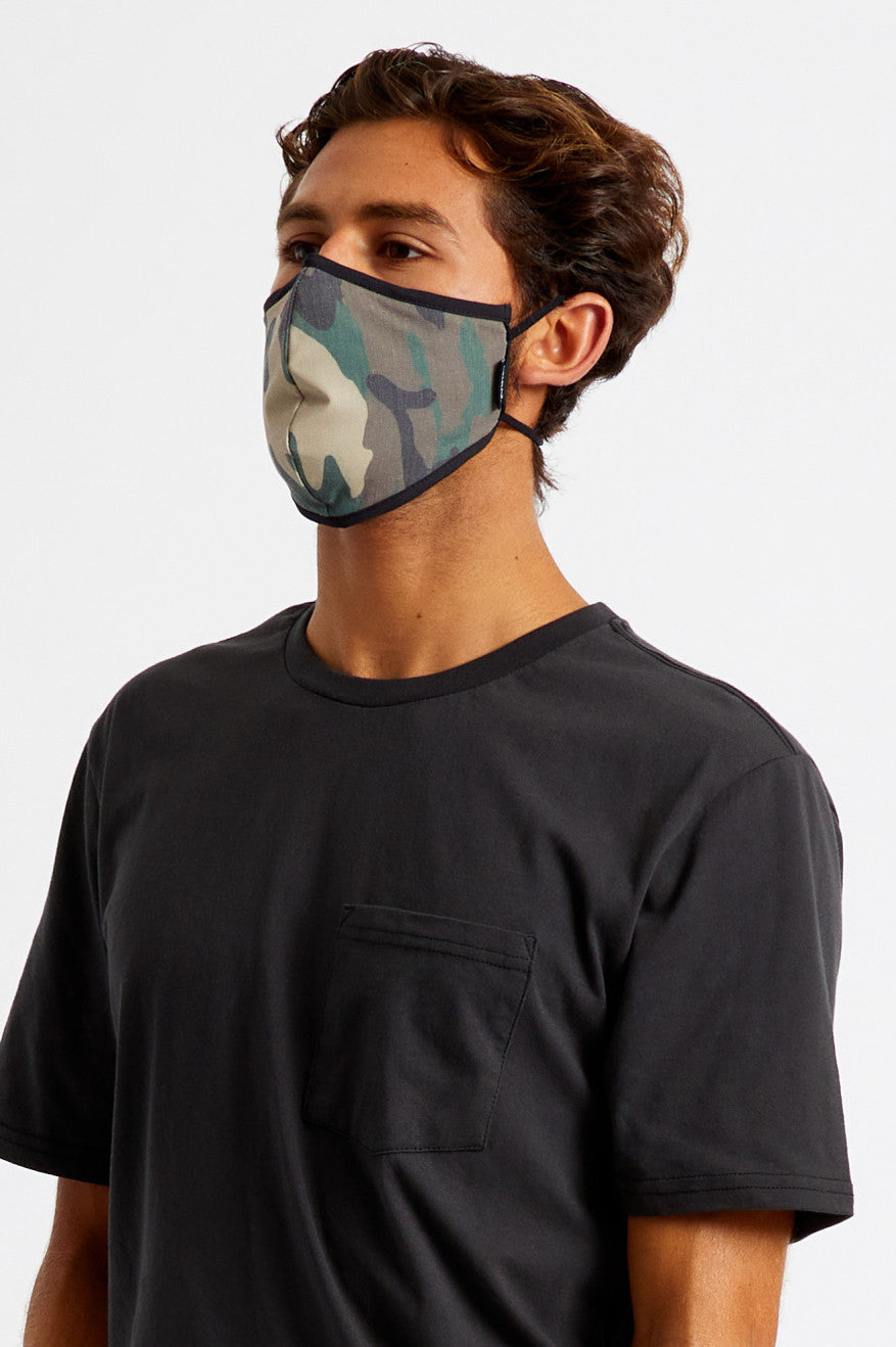 Brixton Antimicrobial 4-Way Stretch Yüz Maskesi Unisex Camo | 930TKQOEJ