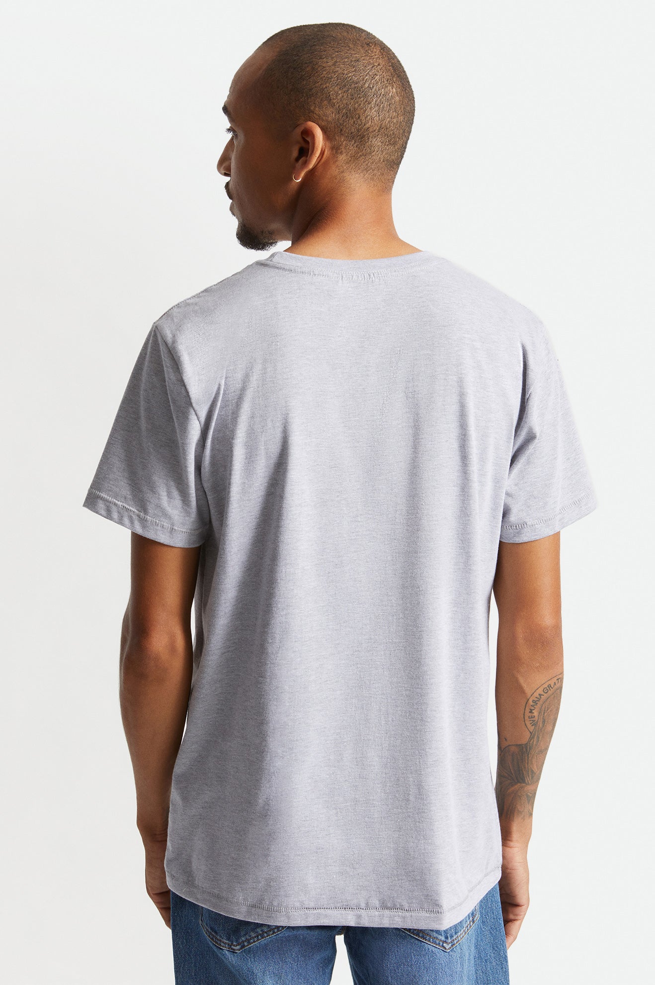 Brixton Basic S/S Tailored Üstler Erkek Gri | 619FVTBWK