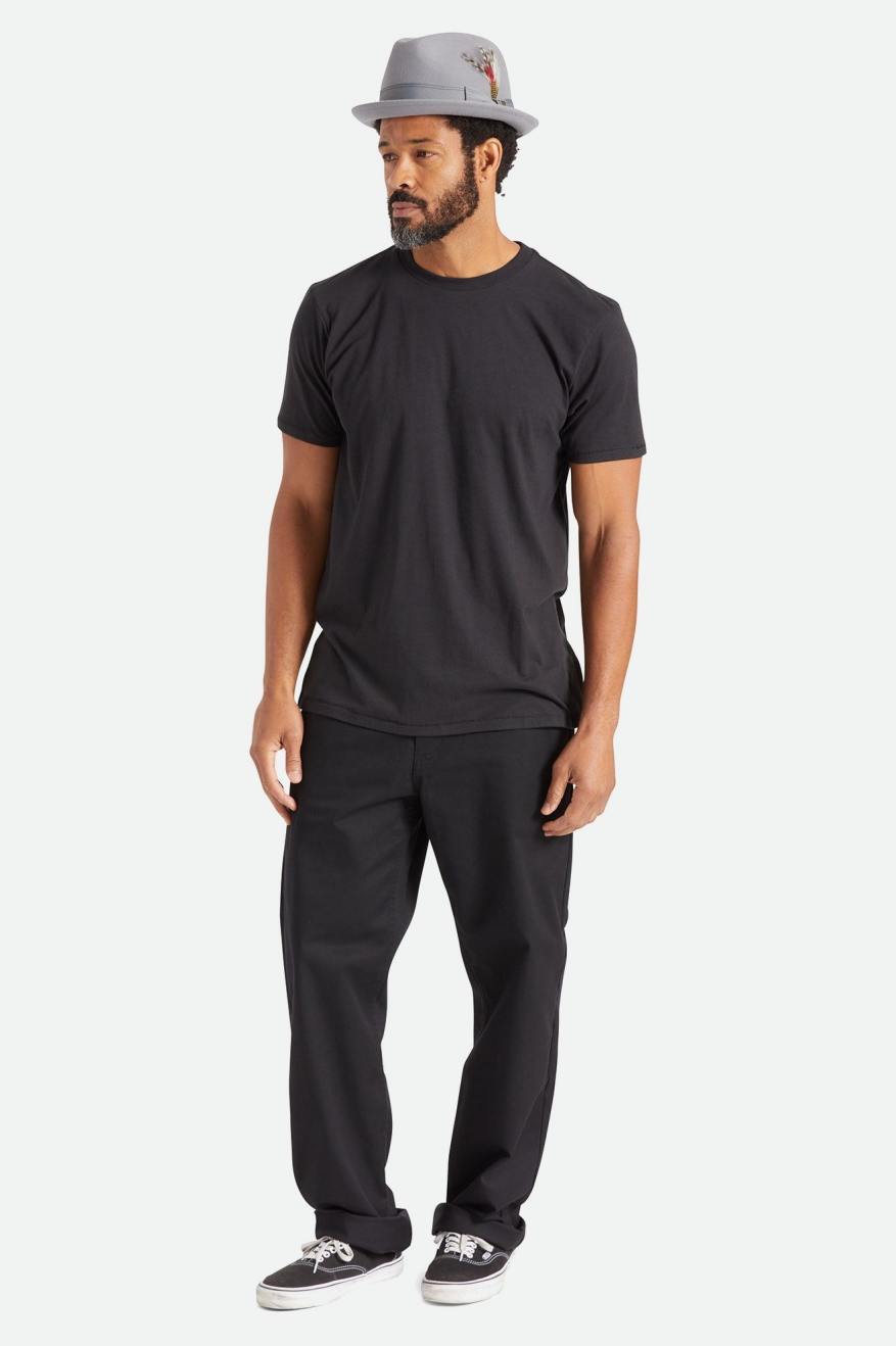 Brixton Basic S/S Tailored Üstler Erkek Siyah | 961NRWBLS