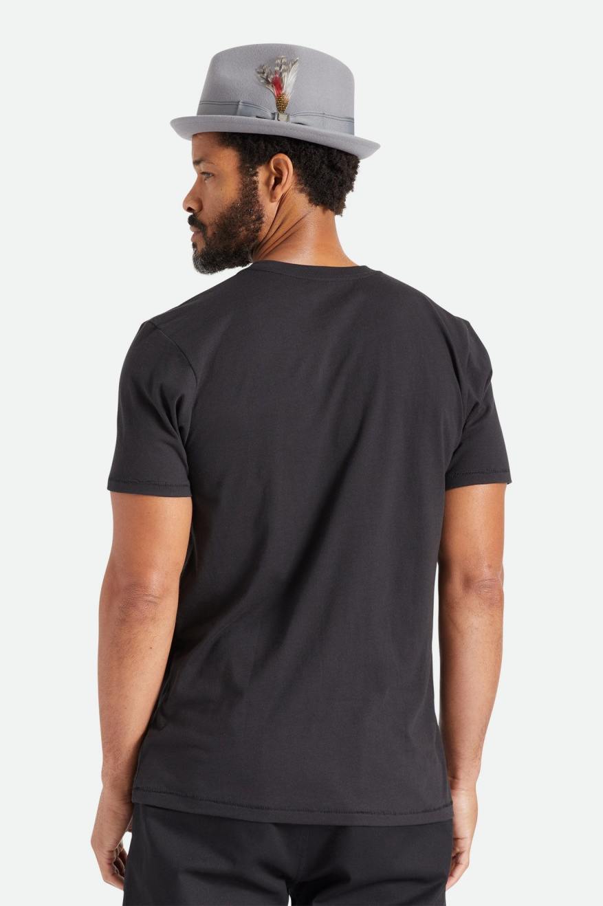 Brixton Basic S/S Tailored Üstler Erkek Siyah | 961NRWBLS