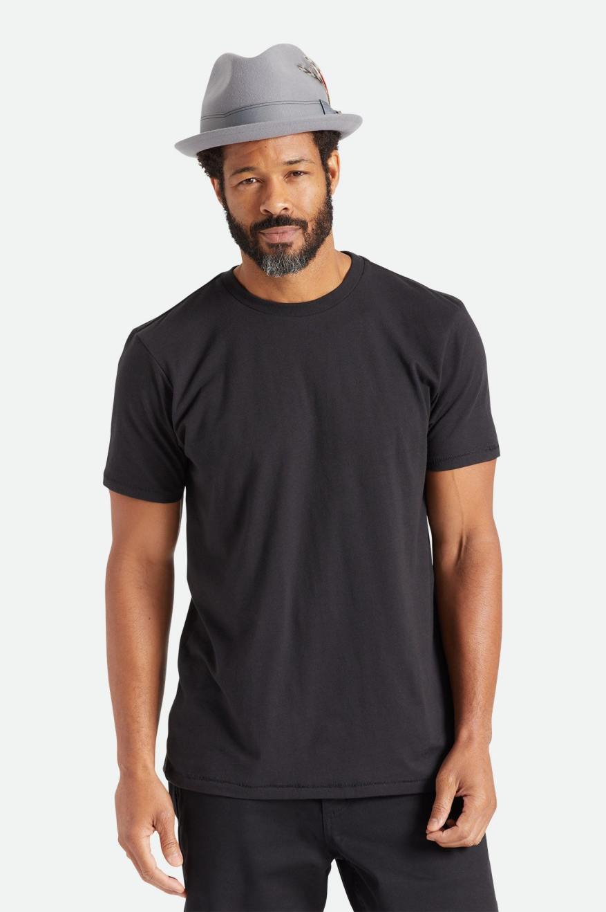 Brixton Basic S/S Tailored Üstler Erkek Siyah | 961NRWBLS