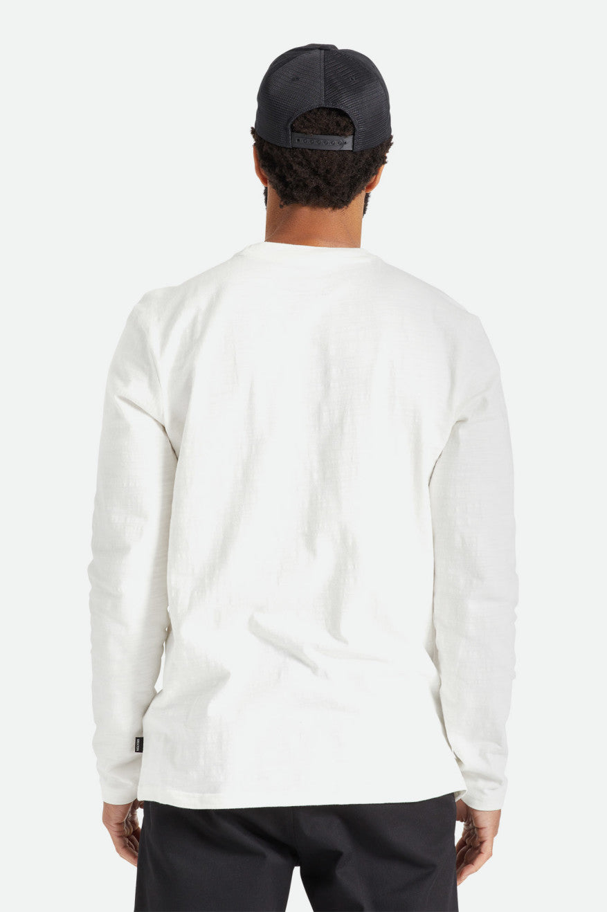 Brixton Basic Slub L/S Pocket Üstler Erkek Beyaz | 695NLJZGR