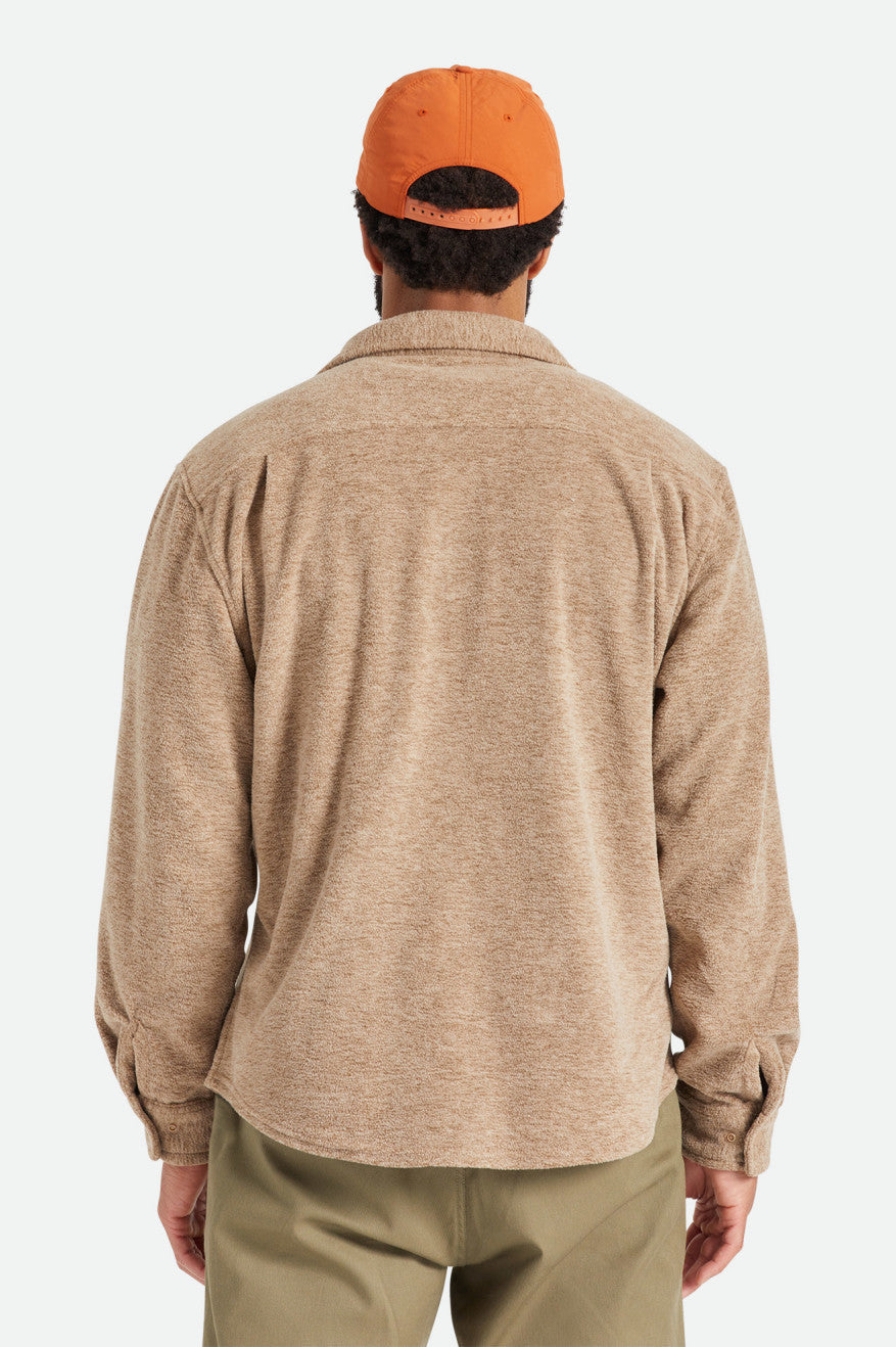 Brixton Bowery L/S Arctic Stretch Fleece Dokuma Üstler Erkek Bej Rengi | 129HXVIOR