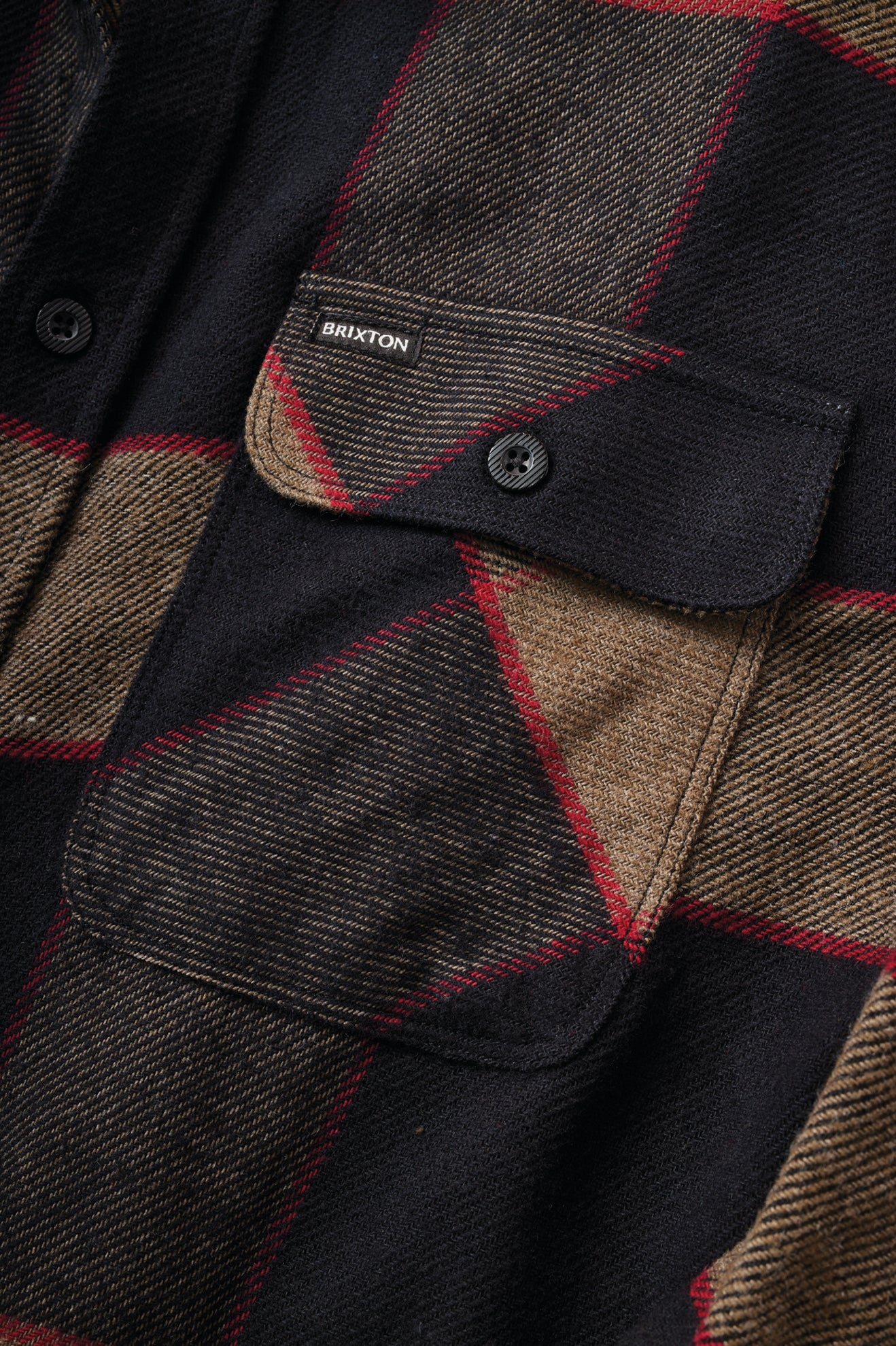 Brixton Bowery L/S Flanel Üstler Erkek Gri | 386EUVCKX