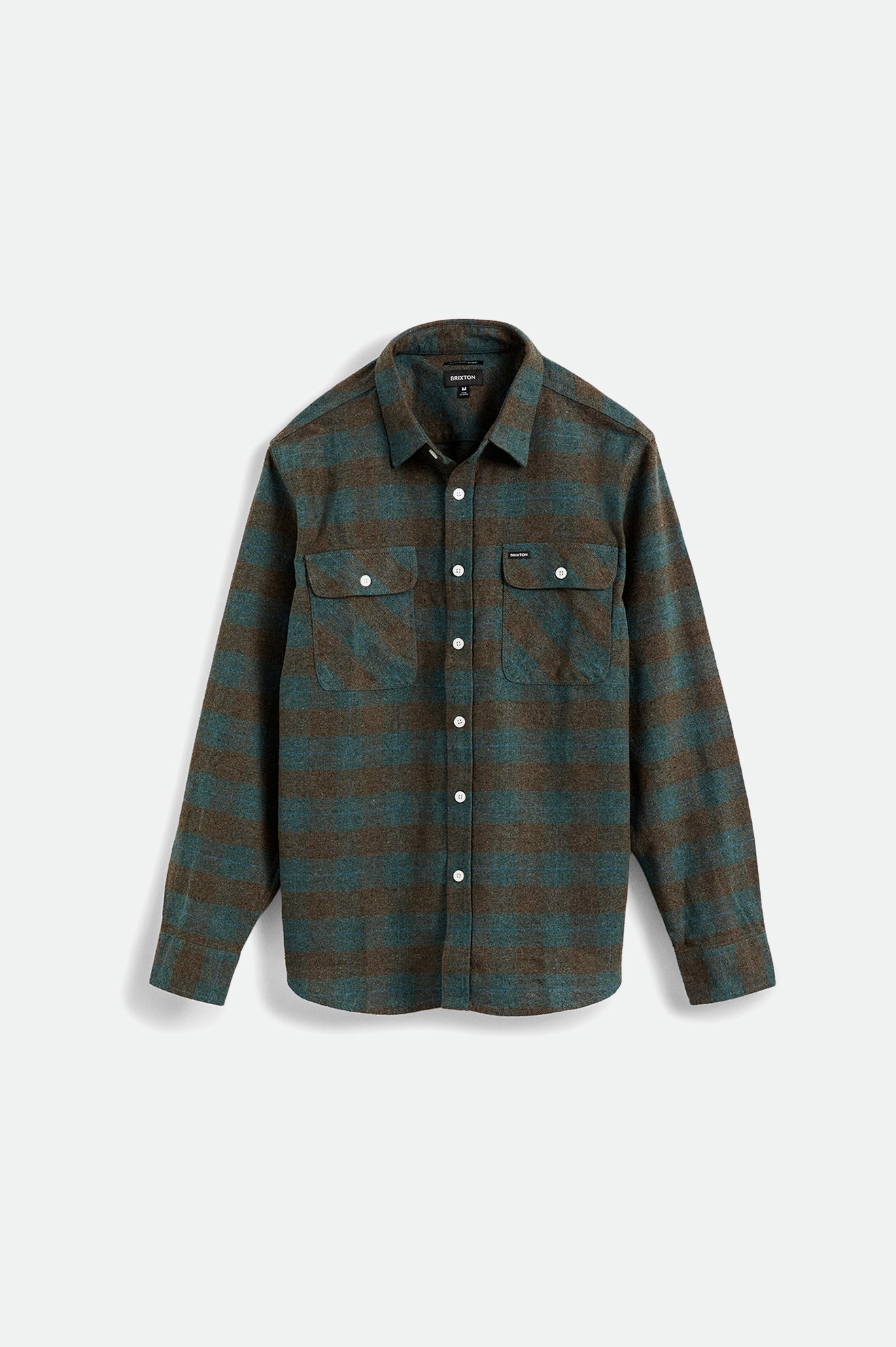 Brixton Bowery L/S Flanel Üstler Erkek Mavi | 591LZEAIU