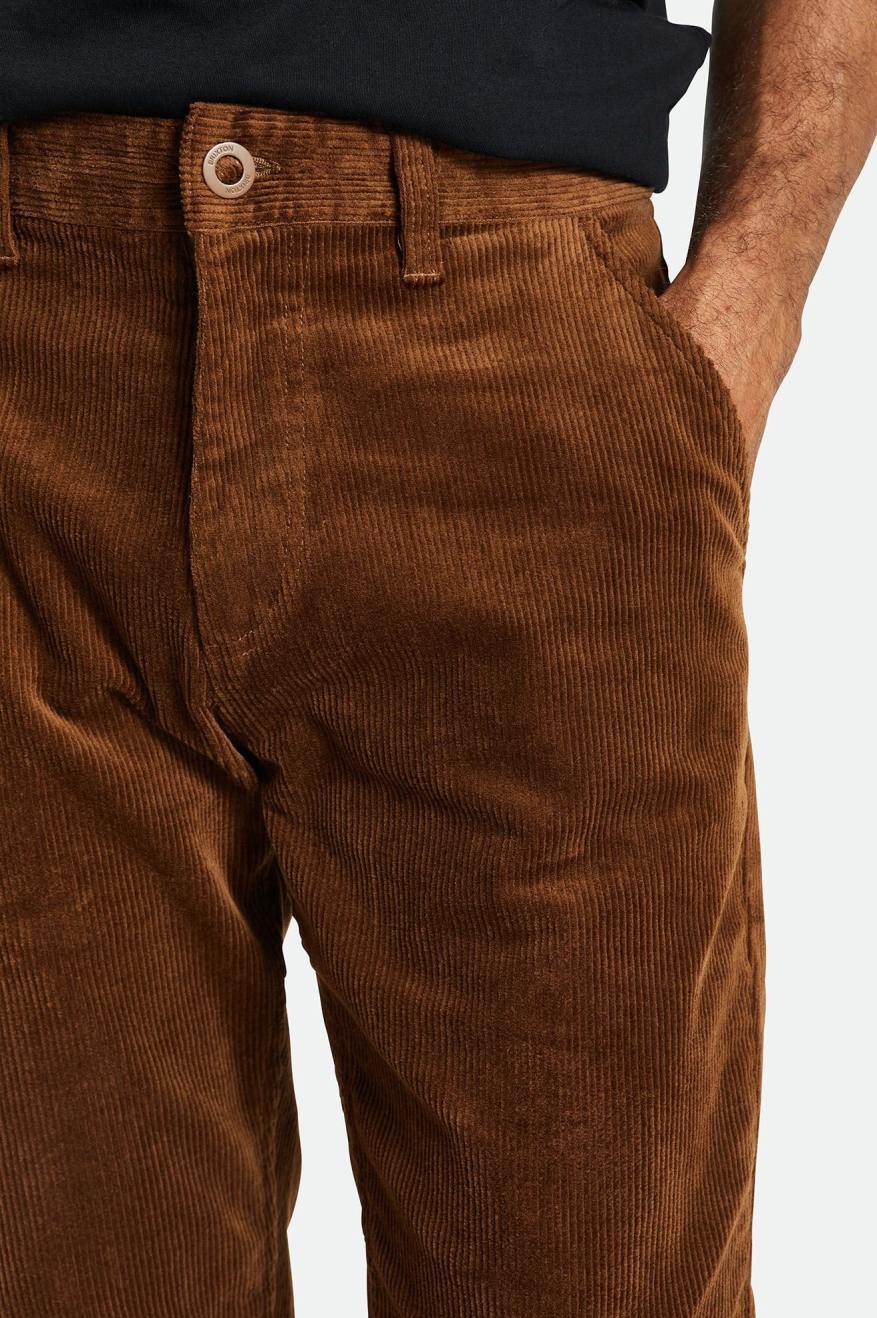 Brixton Choice Chino Regular Pantolon Erkek Kahverengi | 129AFGTQR