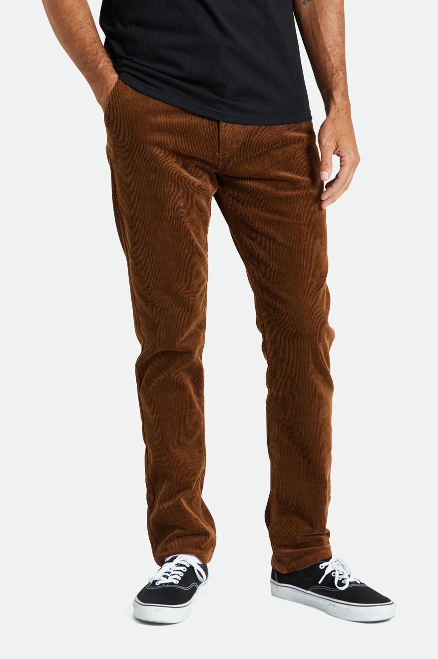 Brixton Choice Chino Regular Pantolon Erkek Kahverengi | 129AFGTQR