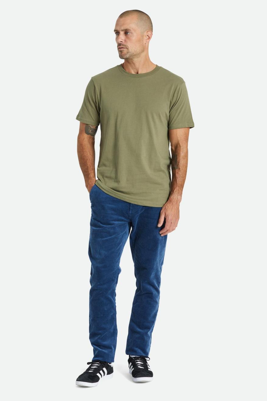 Brixton Choice Chino Regular Pantolon Erkek Mavi | 680UAQBNO