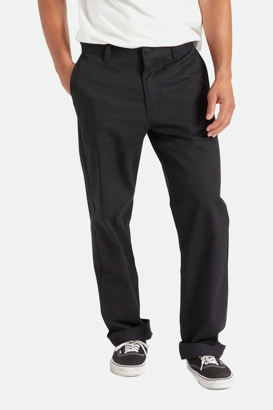 Brixton Choice Chino Relaxed Pantolon Erkek Siyah | 391XWUJHF