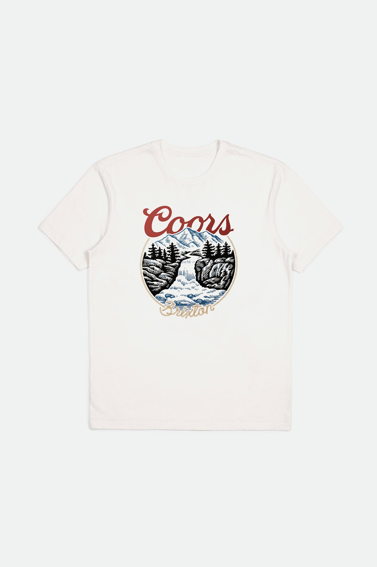 Brixton Coors Rocky S/S Tailored Üstler Erkek Beyaz | 701QDWJLF