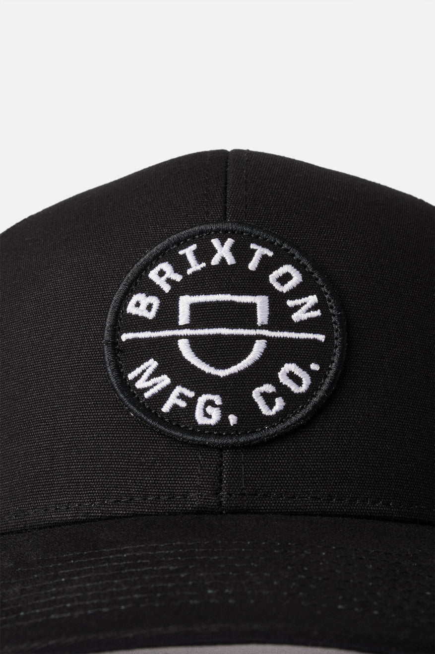 Brixton Crest NetPlus MP Trucker Hat Cap Şapka Erkek Siyah | 610MLQYZB