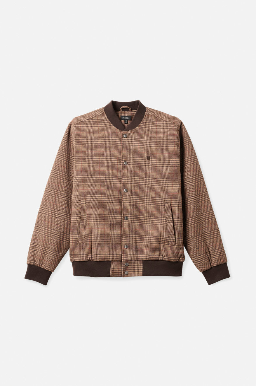 Brixton Dillinger Bomber Ceket Erkek Kahverengi | 647YKBQST