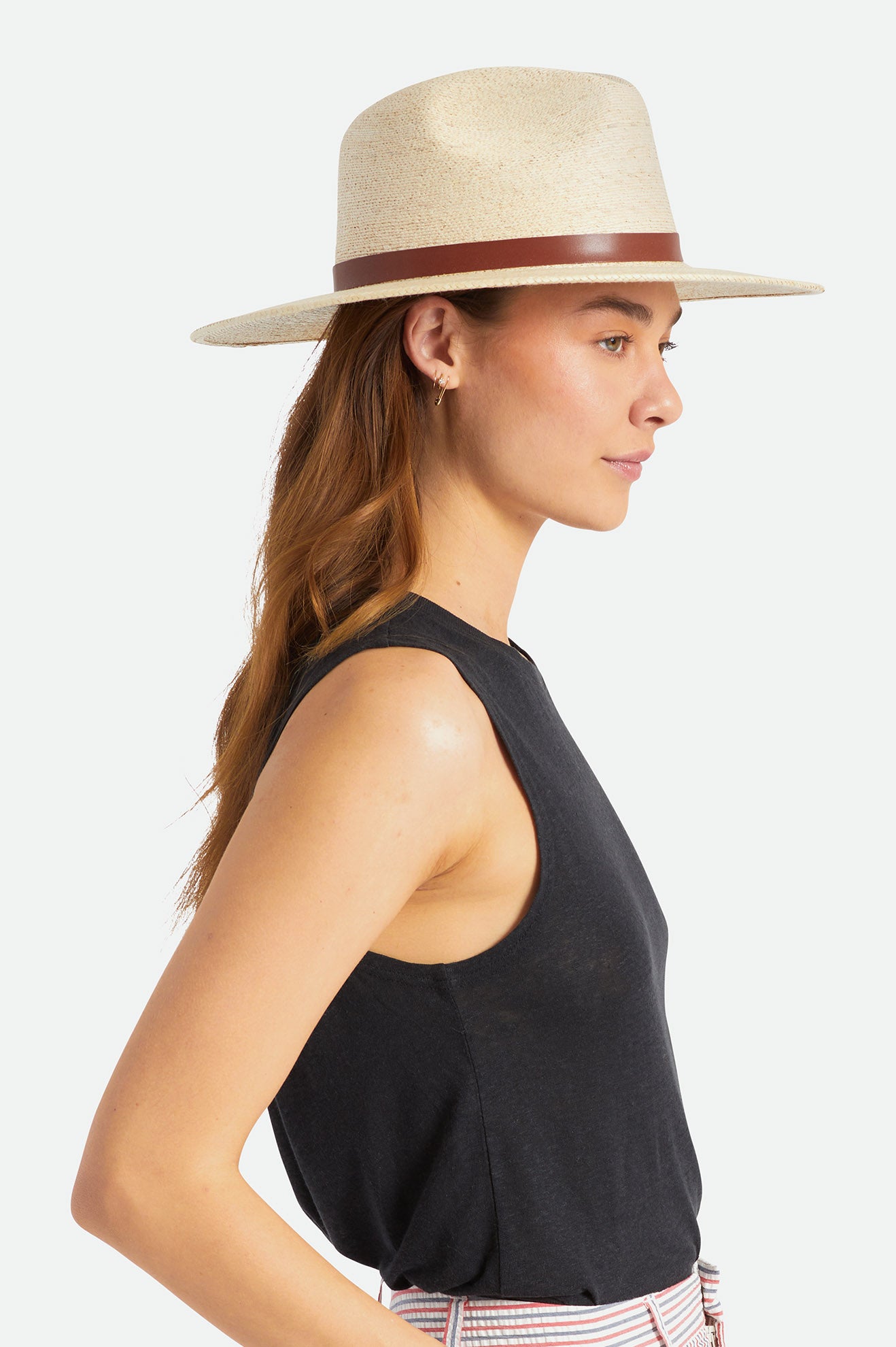 Brixton Field Proper Straw Hat Şapkalar Kadın Bej Rengi | 014MIOAHR