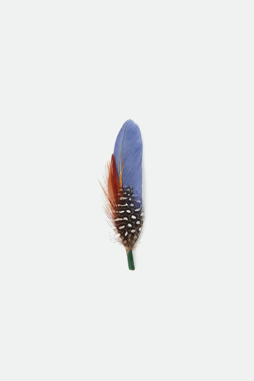 Brixton Frank Universal Hat Feather Aksesuar Unisex Mavi | 637VFPIBC