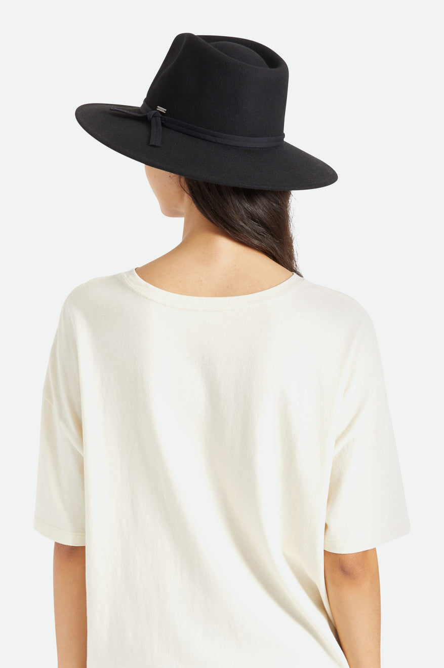 Brixton Joanna Felt Packable Hat Şapkalar Kadın Siyah | 193WZOUNX