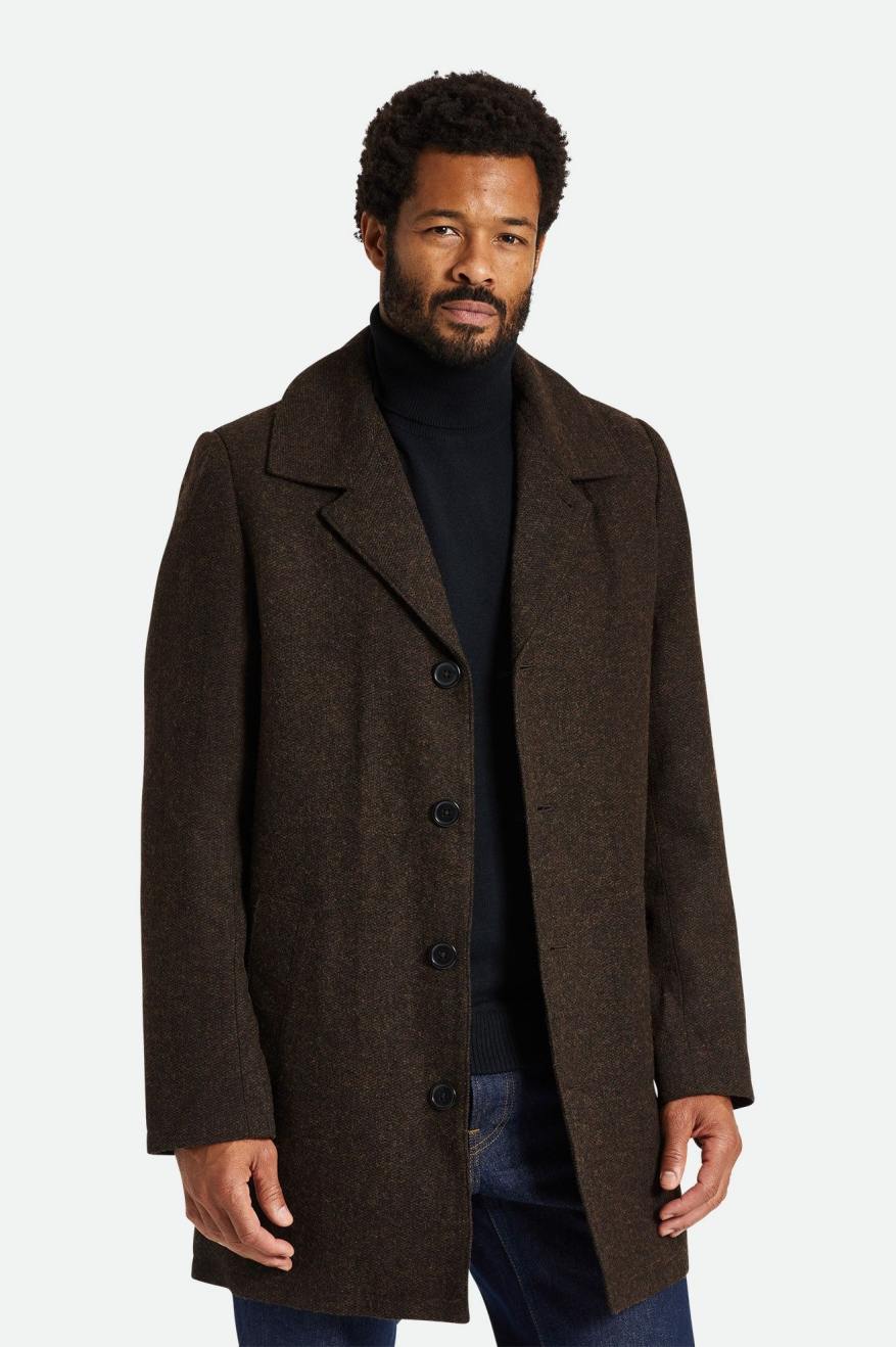 Brixton Union Trench Ceket Erkek Kahverengi | 174KCADGZ