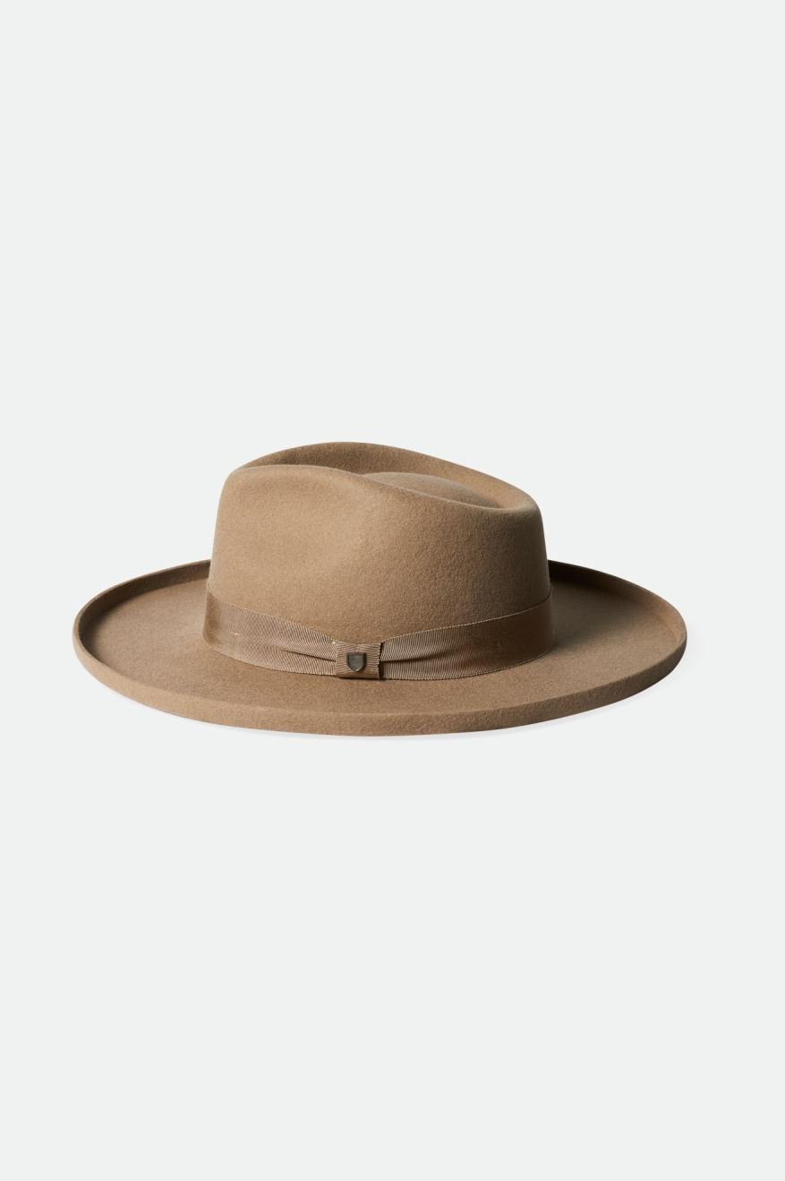 Brixton Victoria Felt Fedora Fötr Şapka Kadın Kahverengi | 397NMETYQ