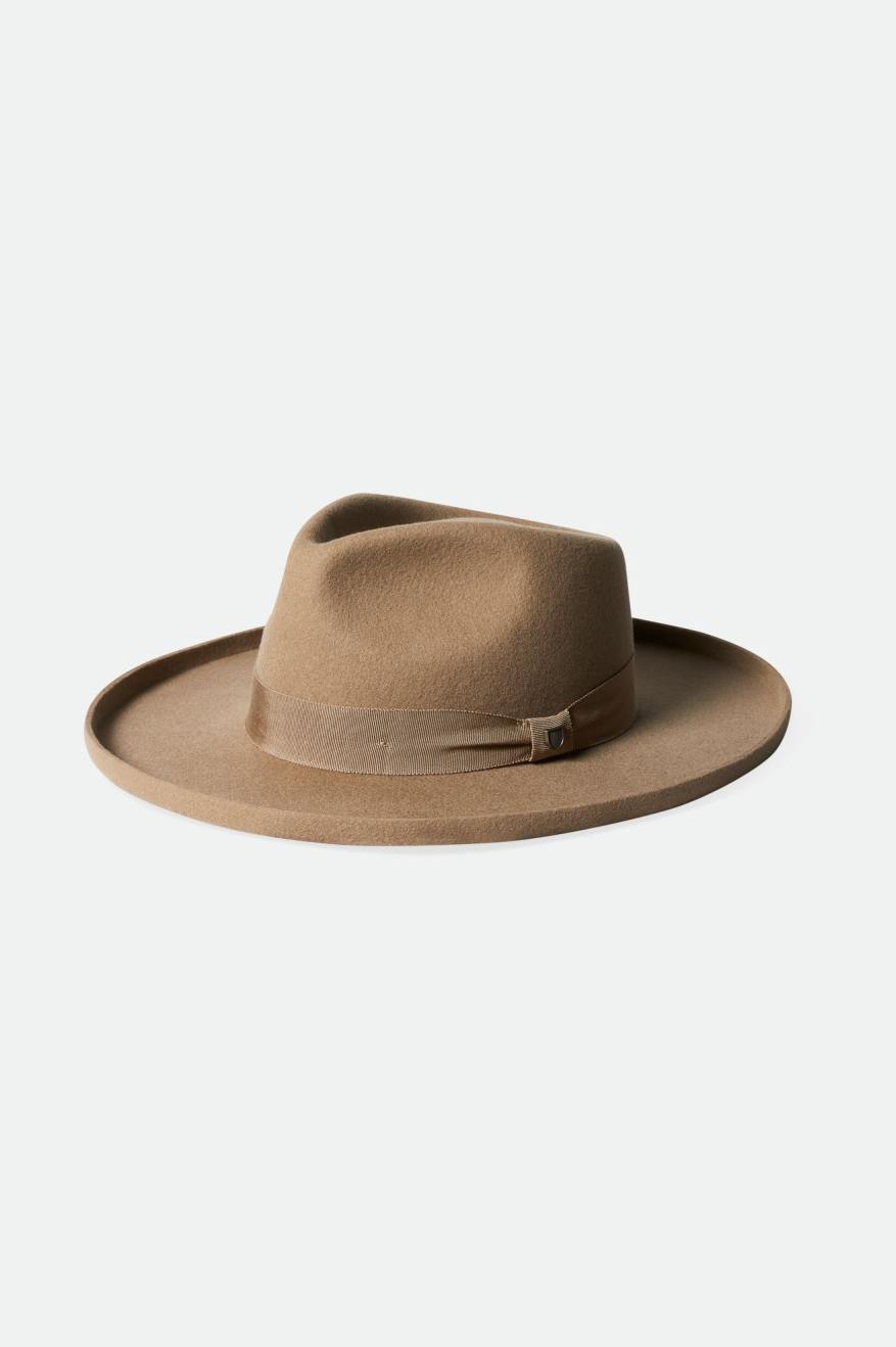 Brixton Victoria Felt Fedora Fötr Şapka Kadın Kahverengi | 397NMETYQ