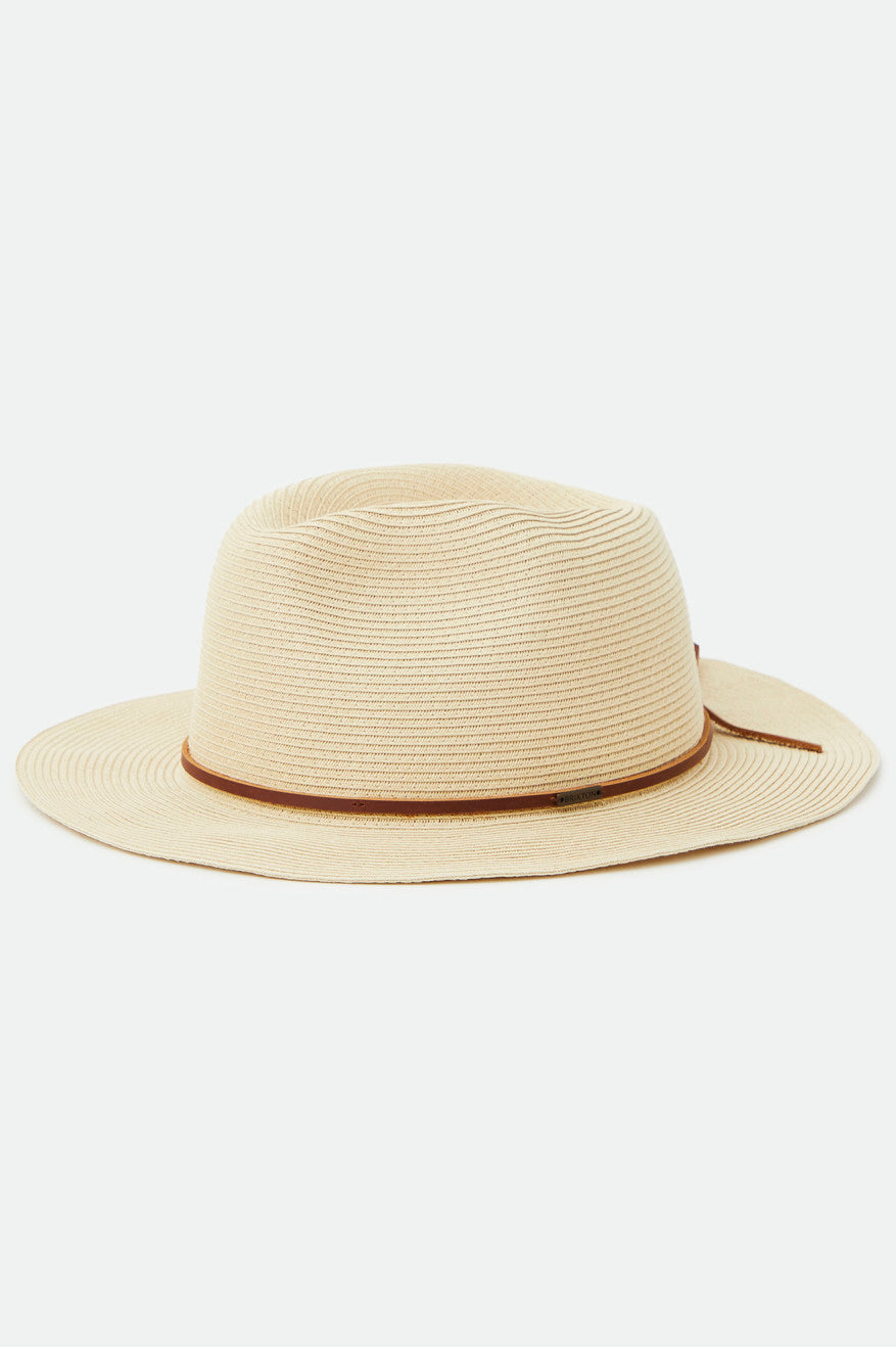 Brixton Wesley Packable Fedora Hasır Şapka Kadın Kahverengi | 206EYGRPH