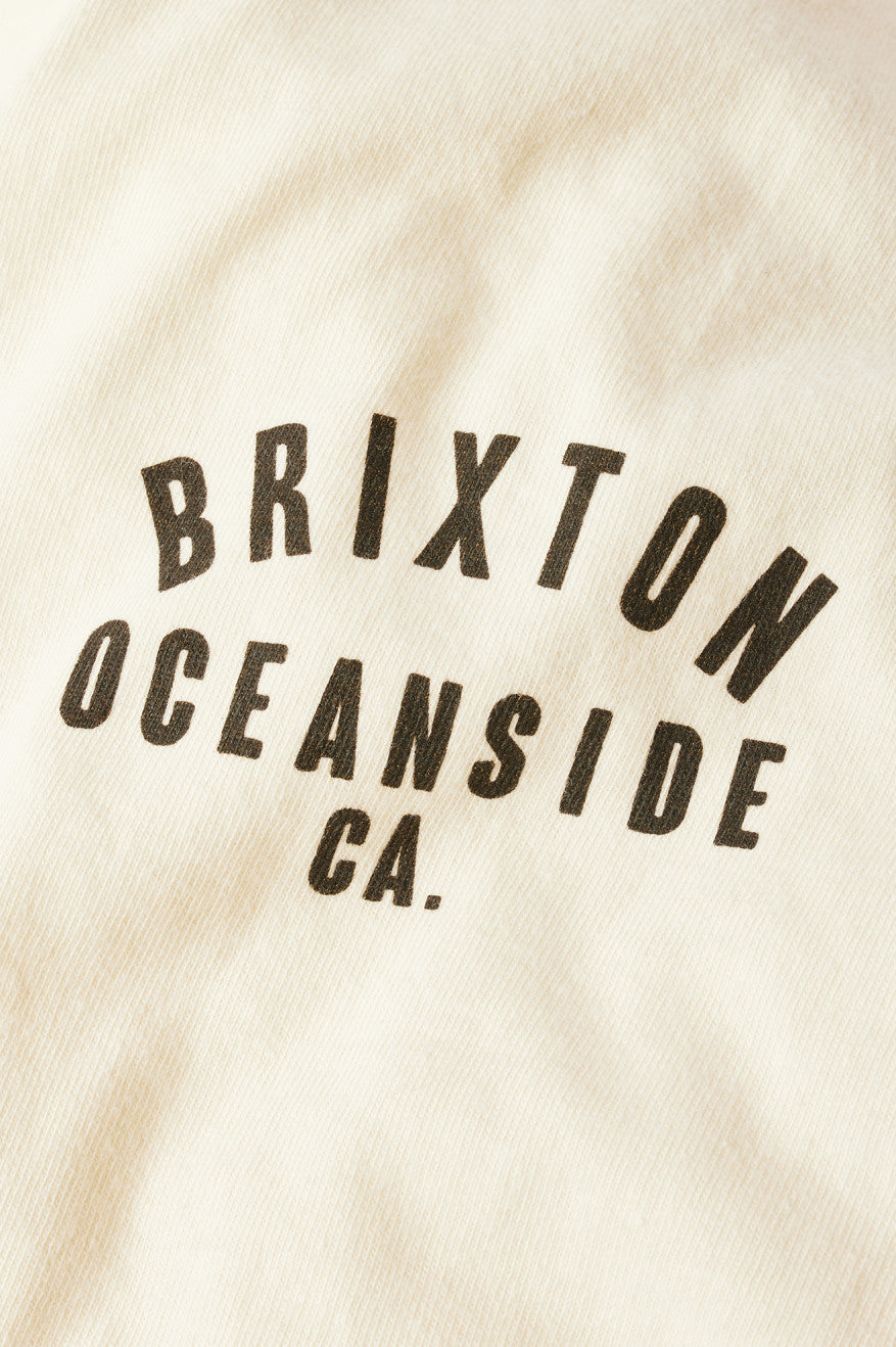 Brixton Woodburn Oceanside S/S Standard Üstler Erkek Krema Siyah | 418RMZVOJ